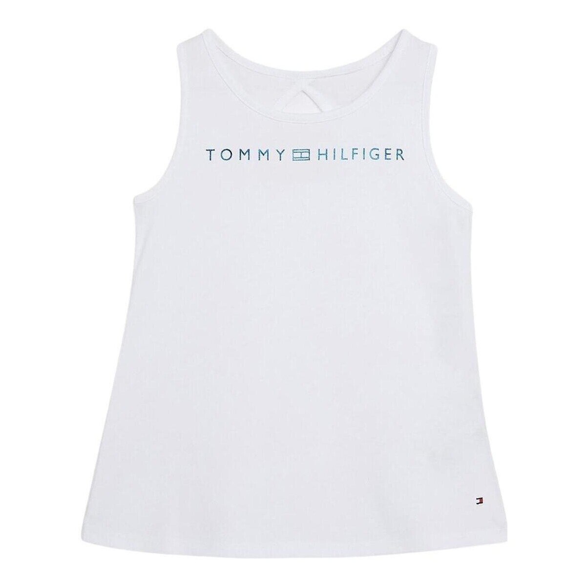 Kleidung Mädchen Hemden Tommy Hilfiger  Weiss