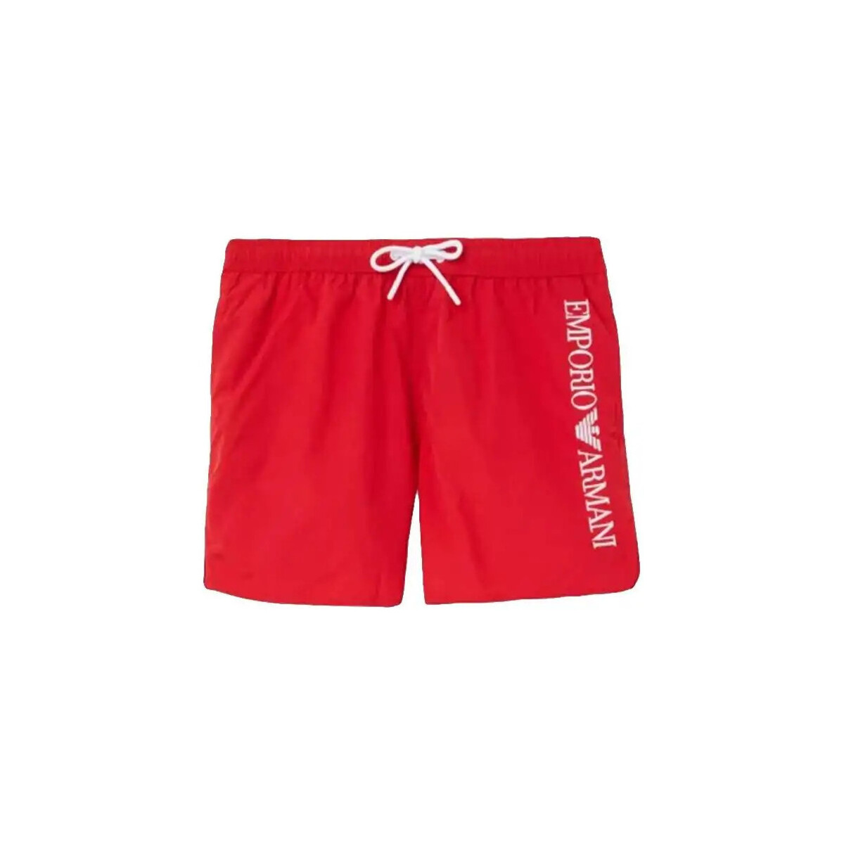 Kleidung Herren Badeanzug /Badeshorts Emporio Armani Logo brodé Rot