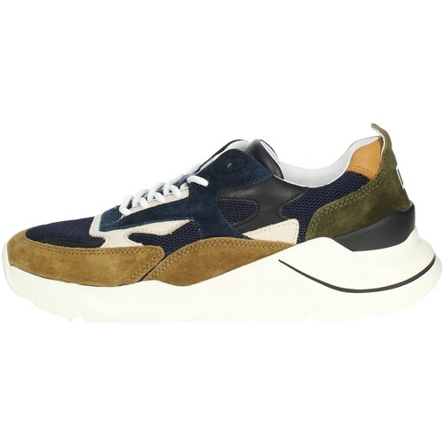 Schuhe Herren Sneaker High Date M371-FG-ME-BL Blau