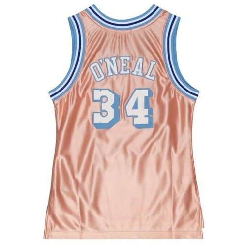 Unterwäsche Damen Unterhemden Mitchell And Ness Maillot femme NBA Los Angeles Lakers Shaquille O'Neal Rosa