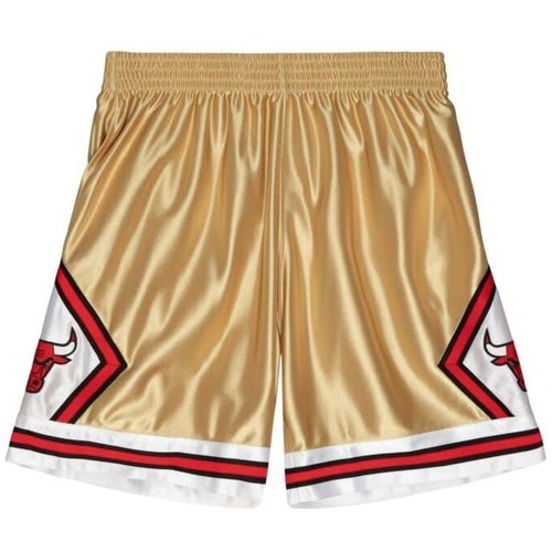 Kleidung Herren Shorts / Bermudas Mitchell And Ness Short Chicago Bulls Gelb