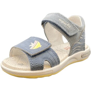 Schuhe Mädchen Sandalen / Sandaletten Superfit Schuhe Sandale Leder \ EMILY 1-006136-8000 Blau