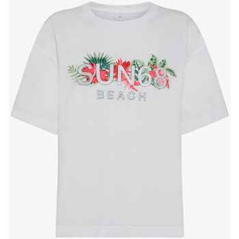 Kleidung Damen T-Shirts & Poloshirts Sun68  Weiss
