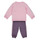 Kleidung Mädchen Kleider & Outfits Adidas Sportswear 3S JOG Rosa / Violett