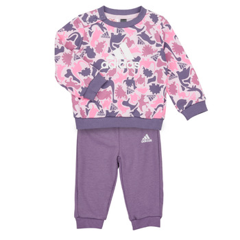 Kleidung Mädchen Kleider & Outfits Adidas Sportswear AOP FT JOG Rosa