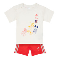 Kleidung Kinder Kleider & Outfits Adidas Sportswear DY MM T SUMS Weiss / Rot