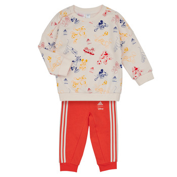 Kleidung Kinder Kleider & Outfits Adidas Sportswear DY MM JOG Weiss / Gold / Rot