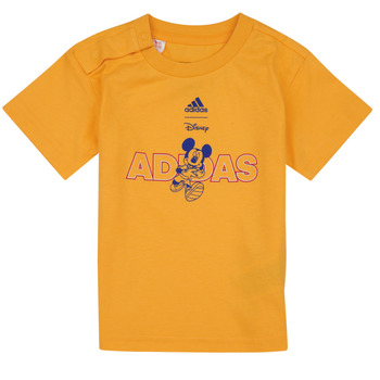 Kleidung Kinder T-Shirts Adidas Sportswear DY MM T Gold / Blau / Roi
