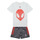 Kleidung Jungen Kleider & Outfits Adidas Sportswear LB DY SM T SET Weiss / Rot