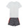 Kleidung Jungen Kleider & Outfits Adidas Sportswear LB DY SM T SET Weiss / Rot