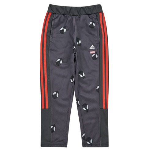 Kleidung Jungen Jogginghosen Adidas Sportswear LB DY SM PNT Grau / Schwarz / Rot
