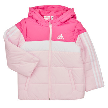 Kleidung Mädchen Daunenjacken Adidas Sportswear LK PAD JKT Fuchsienrot / Multicolor