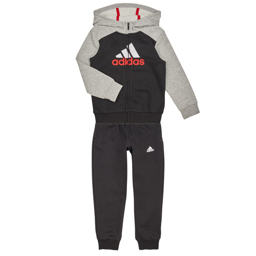 Kleidung Jungen Jogginganzüge Adidas Sportswear LK BL FL TS Grau / Schwarz