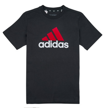 Kleidung Jungen T-Shirts Adidas Sportswear BL 2 TEE Schwarz / Rot / Weiss