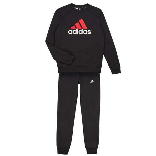 Kleidung Jungen Jogginganzüge Adidas Sportswear BL FL TS Schwarz / Rot / Weiss