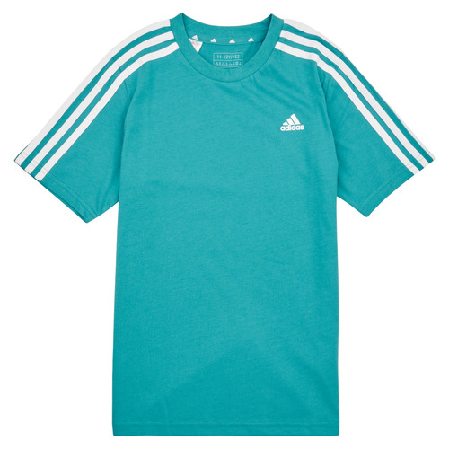 Kleidung Kinder T-Shirts Adidas Sportswear 3S TEE Weiss / Multicolor