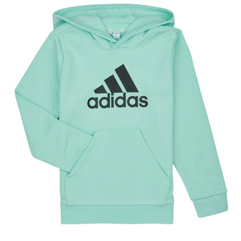 Kleidung Kinder Sweatshirts Adidas Sportswear BL HOODIE Grün / Schwarz