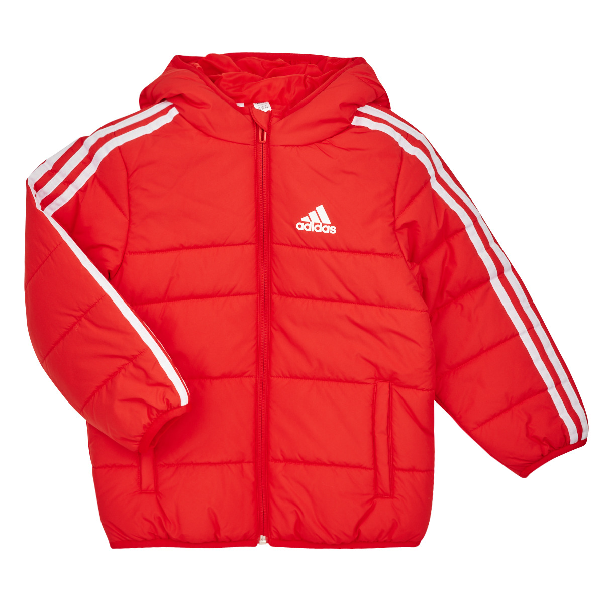 Adidas Sportswear JK 3S PAD JKT Rot - Kostenloser Versand | Spartoo.de ! -  Kleidung Daunenjacken Kind 72,00 €