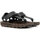 Schuhe Damen Sandalen / Sandaletten Asportuguesas P018077008-FIZZ-BLACK-BLACK Schwarz