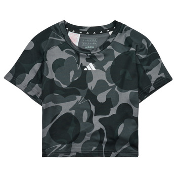 Kleidung Kinder T-Shirts adidas Performance JTR-ES AOP T Grau / Schwarz