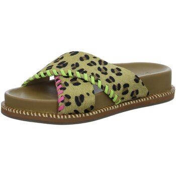 Schuhe Damen Pantoletten / Clogs Inuovo Pantoletten 959001 959001 leopard multi braun