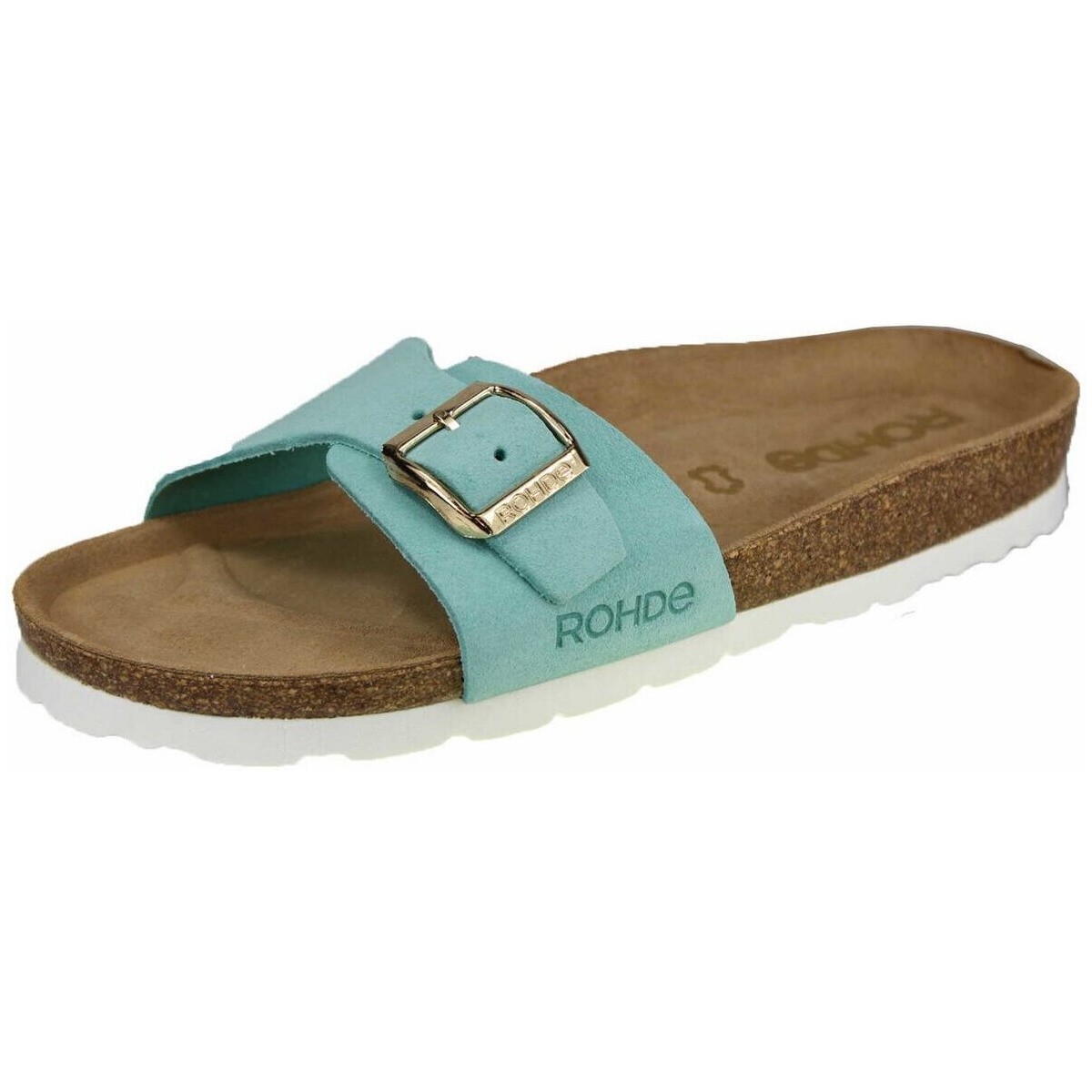 Schuhe Damen Pantoletten / Clogs Rohde Pantoletten 5589-53 Blau