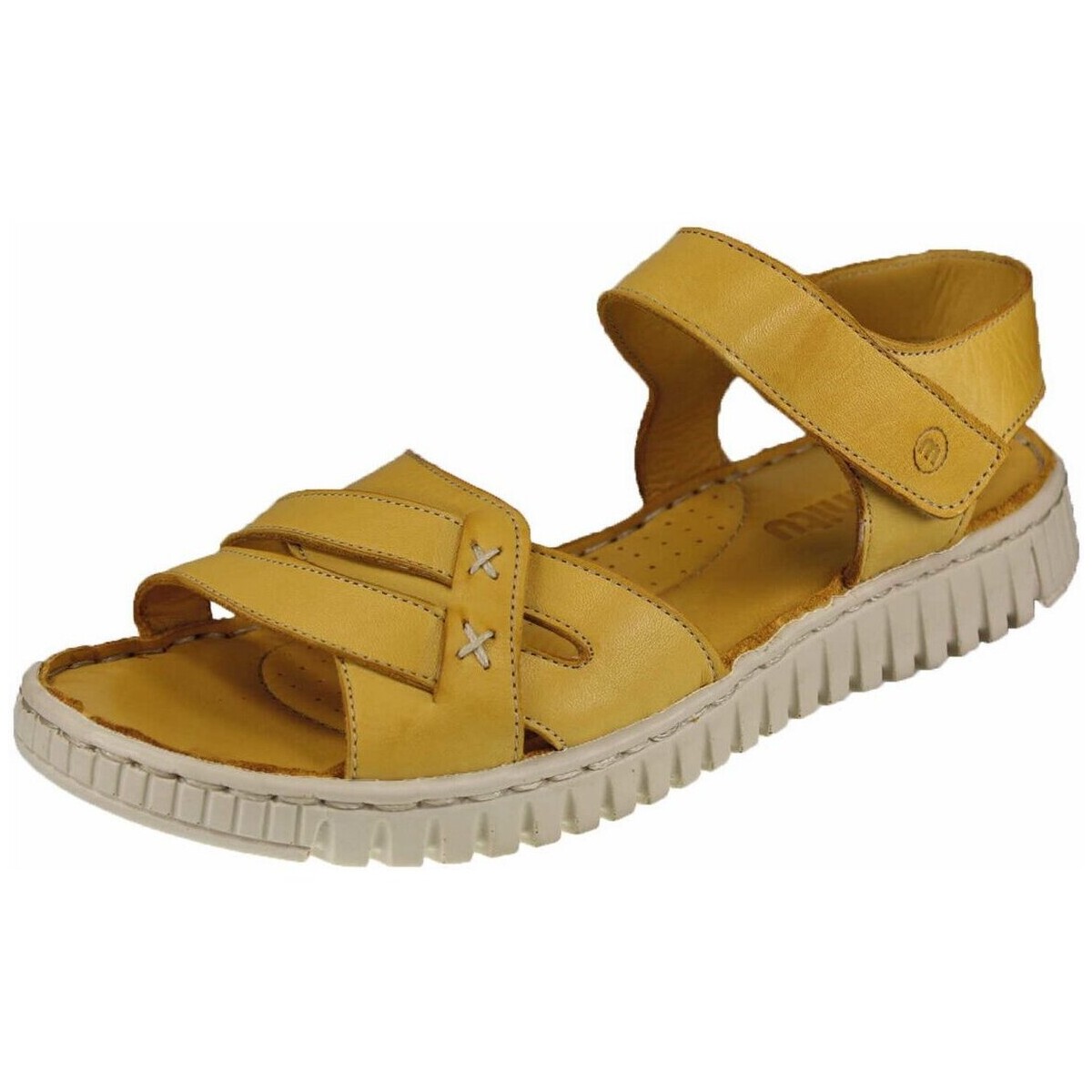Schuhe Damen Sandalen / Sandaletten Manitu Sandaletten D.-Sandalet 910145-06 Gelb