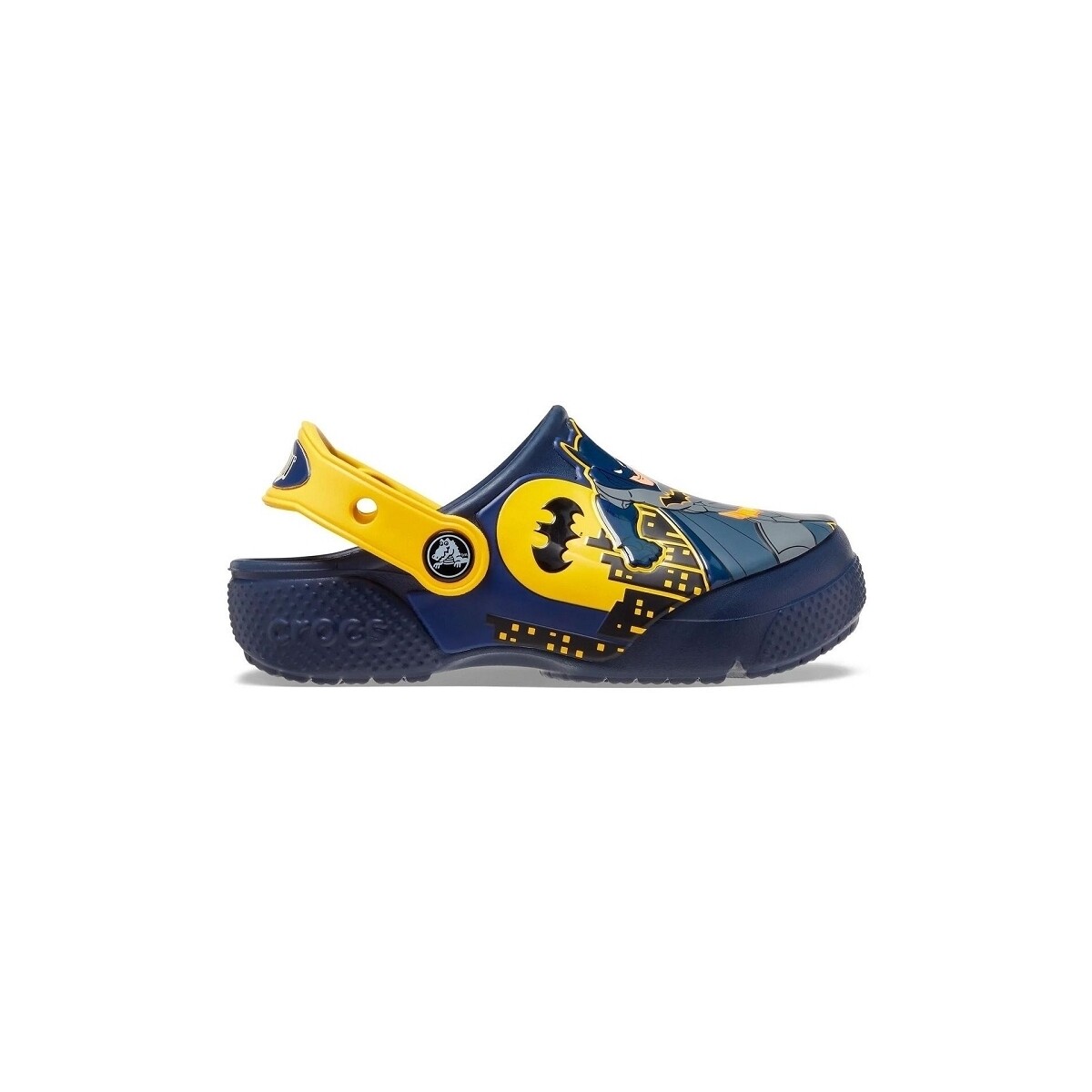 Schuhe Jungen Sandalen / Sandaletten Crocs FL BATMAN PATCH CLOG K Blau
