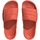 Schuhe Damen Leinen-Pantoletten mit gefloch adidas Originals Adilette 22 HQ4671 Rot