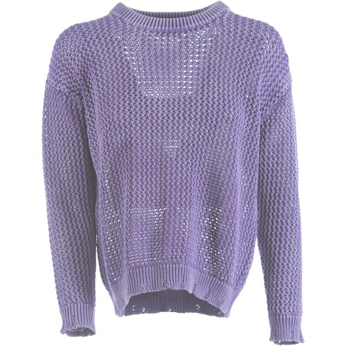 Kleidung Damen Sweatshirts Amish Maglioni  Crew Cropped Violett