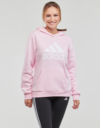 Kleidung Damen Sweatshirts Adidas Sportswear BL OV HD Rosa / Weiss