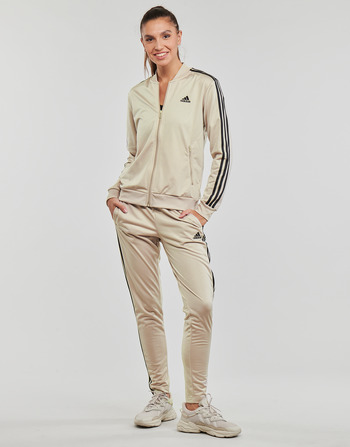 Kleidung Damen Jogginganzüge Adidas Sportswear 3S TR TS Beige / Schwarz