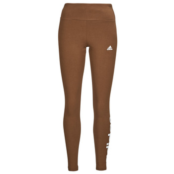 Kleidung Damen Leggings Adidas Sportswear LIN LEG Braun / Weiss