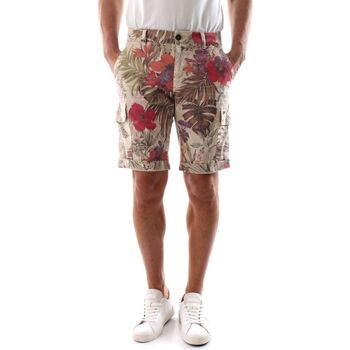 Kleidung Herren Shorts / Bermudas Mason's CHILE BERMUDA - 2BE22146-985 ME30S79 FLOREAL Beige