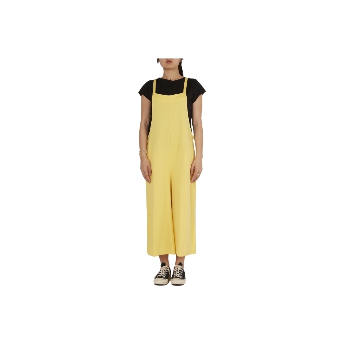 Kleidung Damen Overalls / Latzhosen Wendy Trendy Jumpsuit 791852 - Yellow Gelb