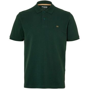 Selected  T-Shirts & Poloshirts 16087839 DANTE-TREKKING GREEN