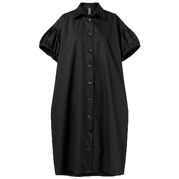 Kleidung Damen Tops / Blusen Wendy Trendy Shirt 110895 - Black Schwarz