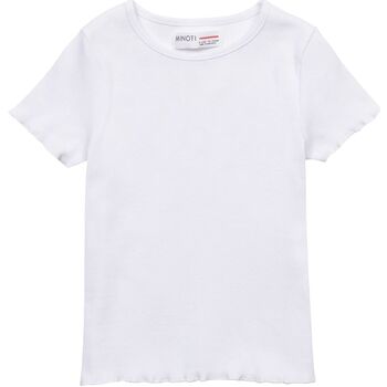 Kleidung Mädchen T-Shirts & Poloshirts Minoti T-Shirt für Mädchen ( 1y-14y ) Weiss