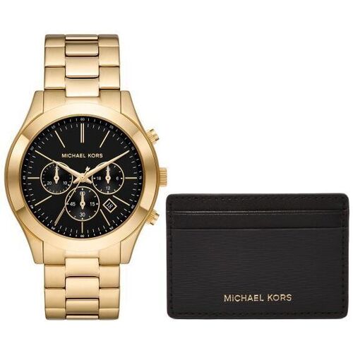Uhren & Schmuck Herren Armbandühre MICHAEL Michael Kors MK1076SET-RUNWAY Gold