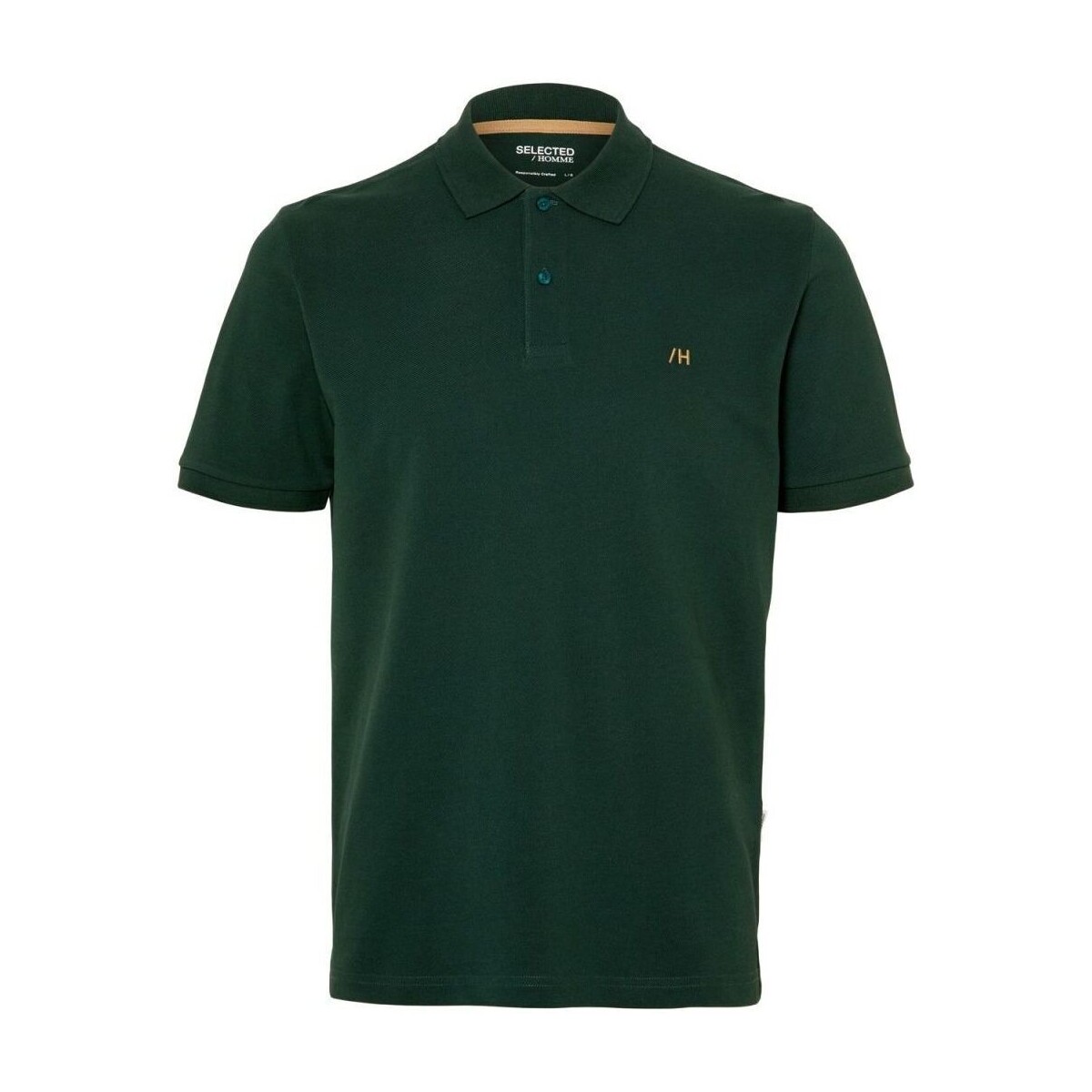 Kleidung Herren T-Shirts & Poloshirts Selected 16087839 DANTE-TREKKING GREEN Grün