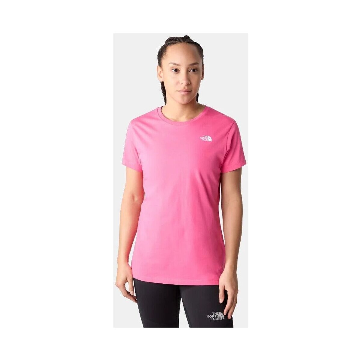 Kleidung Damen T-Shirts & Poloshirts The North Face NF0A4T1AN161 DOME TEE-PINK GLOW Rosa