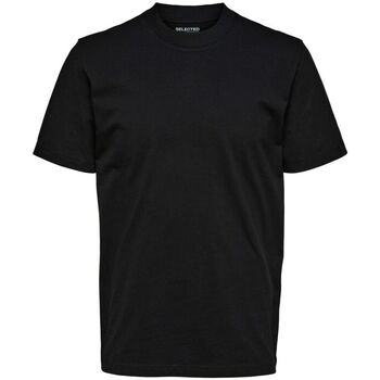 Selected  T-Shirts & Poloshirts 16077385 RELAXCOLMAN-BLACK