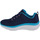 Schuhe Damen Sneaker Low Skechers D'Lux Walker - Fresh Finesse Blau