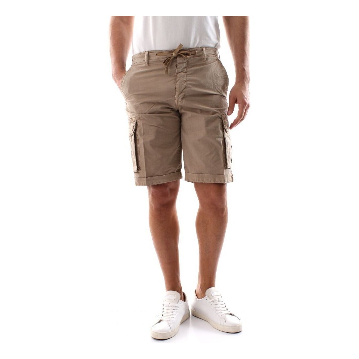 Kleidung Herren Shorts / Bermudas 40weft NICKSUN 1274-W2103 BEIGE Beige