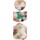 Uhren & Schmuck Damen Ohrringe Luna Collection 61318 Beige