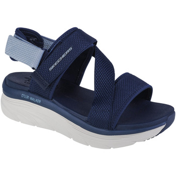 Schuhe Damen Sportliche Sandalen Skechers D'Lux Walker Kind Mind Blau