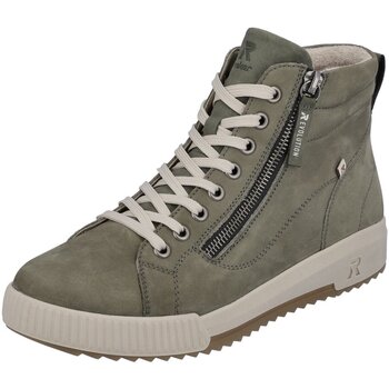 Schuhe Damen Sneaker Rieker HWK Stiefel W0164-54 54 Grün