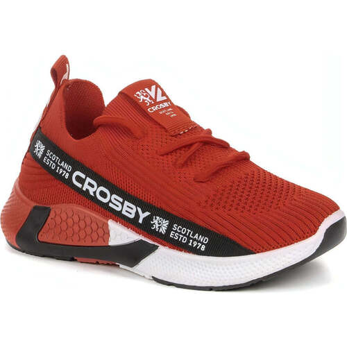 Schuhe Jungen Sneaker Low Crosby  Rot