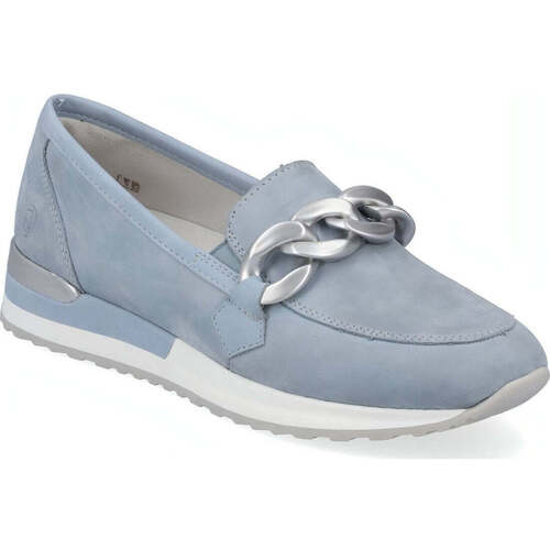 Schuhe Damen Slipper Remonte  Blau
