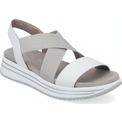 Schuhe Damen Sportliche Sandalen Remonte  Weiss